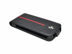 Накладка для iPhone 5 CG Mobile Ferrari Flap Case Carbon Metallic Collection