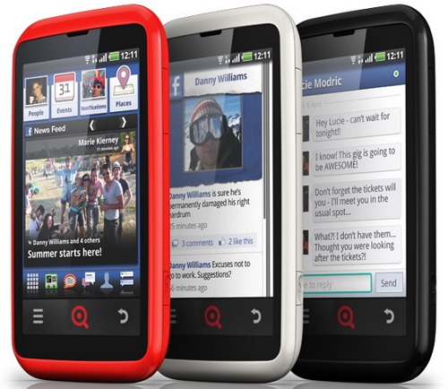 INQ Cloud Touch и Cloud Q: смартфоны с легким доступом к Facebook