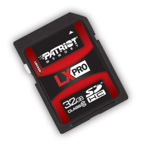 Patriot представила карту памяти SDHC Class 10 со скоростью передачи данных 20 Мб/с