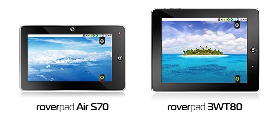 Планшеты RoverPad Air S70 и RoverPad 3WF80 доступны для предзаказа