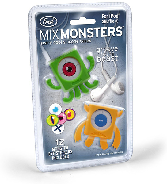 Силиконовые чехлы Mix Monsters для iPod