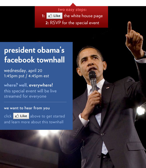Обама проведет онлайн чат с американцами в Facebook