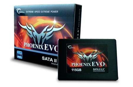 G.Skill анонсировала SATA II SSD - Phoenix EVO