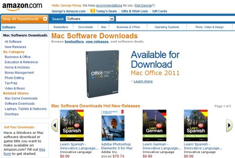 Amazon запускает собственный магазин Mac-приложений