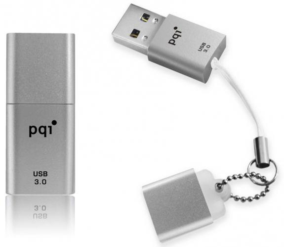 Самая компактная в мире USB 3.0 флешка представлена компанией PQI