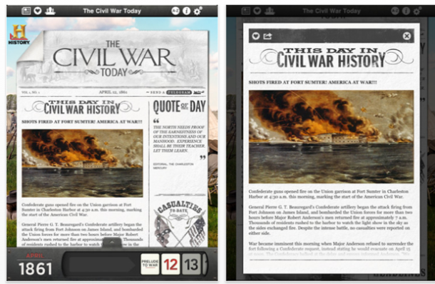 Новости гражданской войны в iPad