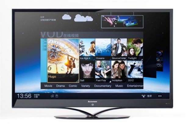 Lenovo представляет Smart TV  с Android 4.0
