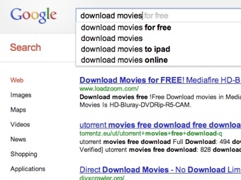 Google опустит пиратские сайты в поисковой выдаче