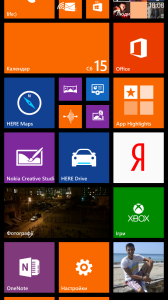 Операционная система Nokia Lumia 1320
