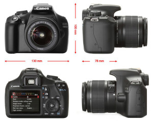 яркий представитель зеркальных фотокамер Canon EOS 1100D IS kit (18-55 mm)
