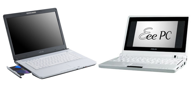 Что выбрать – ноутбук или нетбук?