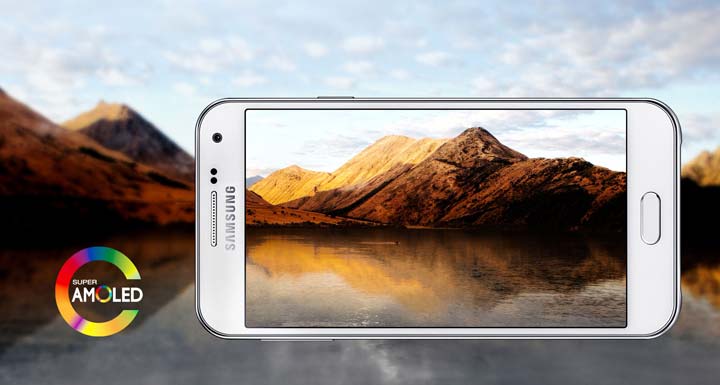 Дисплей в Samsung Galaxy E5 (2)