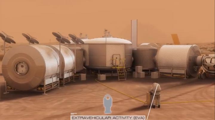 В NASA подготовили концепцию первой базы на Марсе