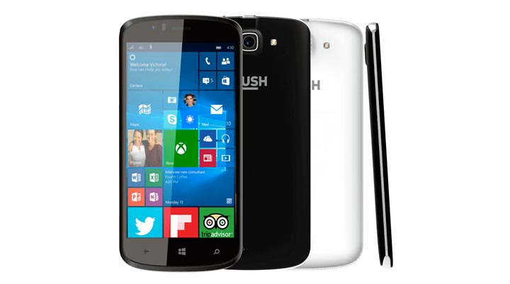 Bush Eluma - недорогой смартфон под Windows 10 Mobile