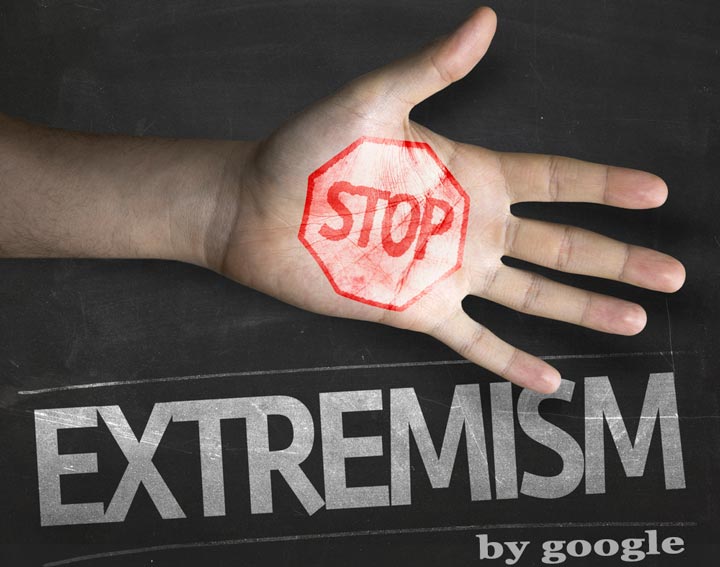 Google борется с экстремизмом.