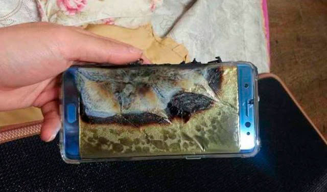 Взрывающиеся аккумуляторы Samsung Galaxy Note 7