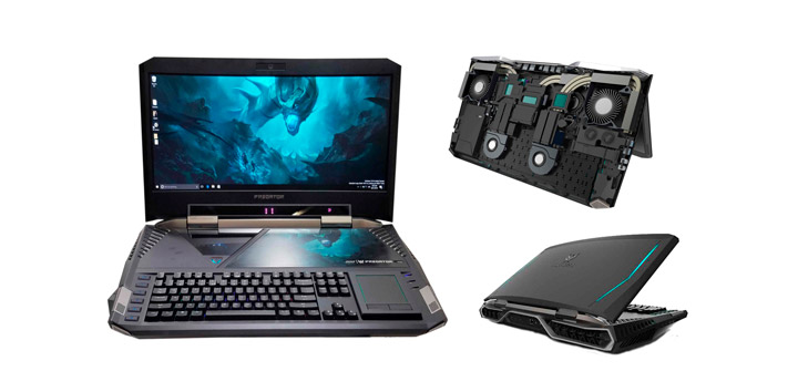Predator 21 X – игровой ноутбук-гигант с изогнутым экраном