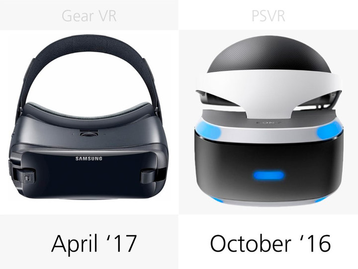 Дата релиза Samsung Gear VR (2017) и Sony PlayStation VR