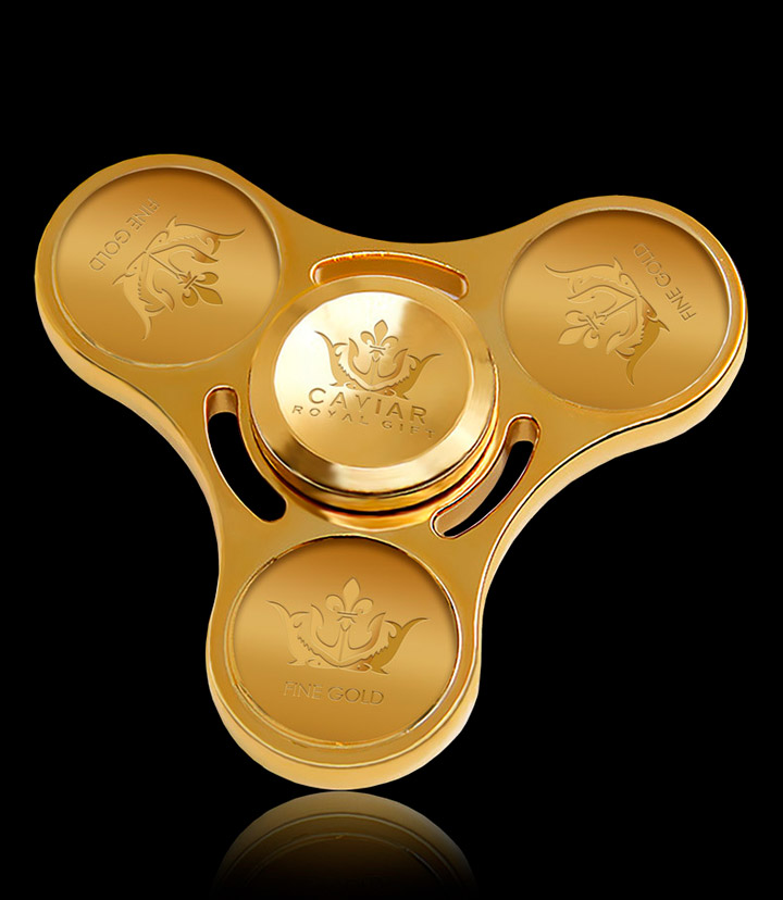 Caviar Spinner Full Gold