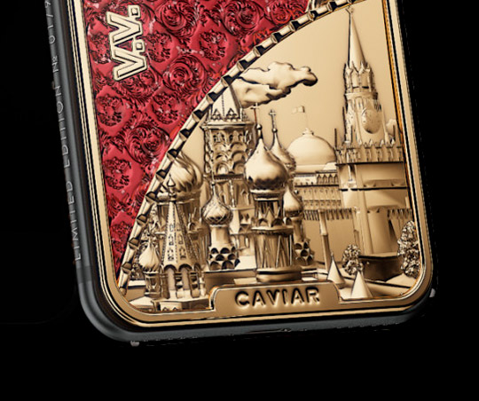 Caviar выпустит юбилейный iPhone Х «Путин 2018» Costitution Red 2