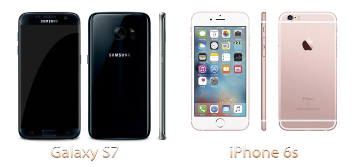 Обзор-сравнение Galaxy S7 и iPhone 6s