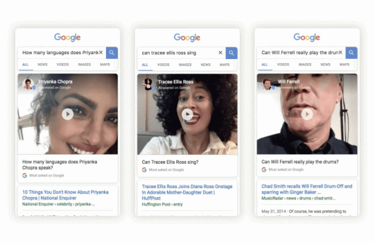 Google начал отвечать видеоисториями на поисковые запросы