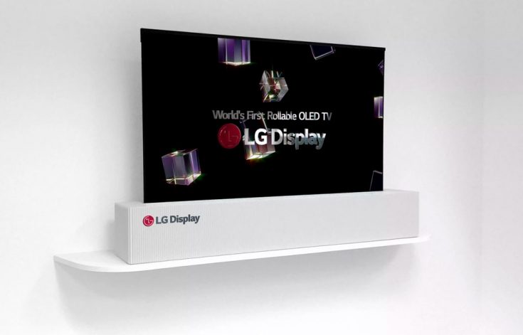 LG Display показала первый телевизор, который можно свернуть в рулон