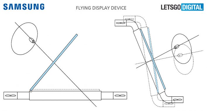 Samsung получила патент на дрон-дисплей