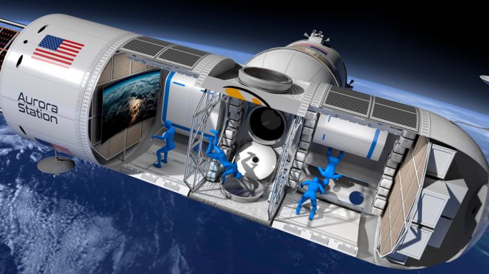 В 2022 году на орбите откроется первый космический отель
