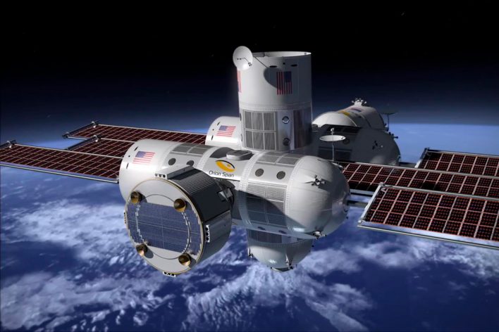 В 2022 году на орбите откроется первый космический отель