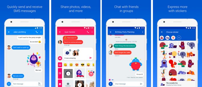Android Сообщения «замахнулся» на Viber и WhatsApp