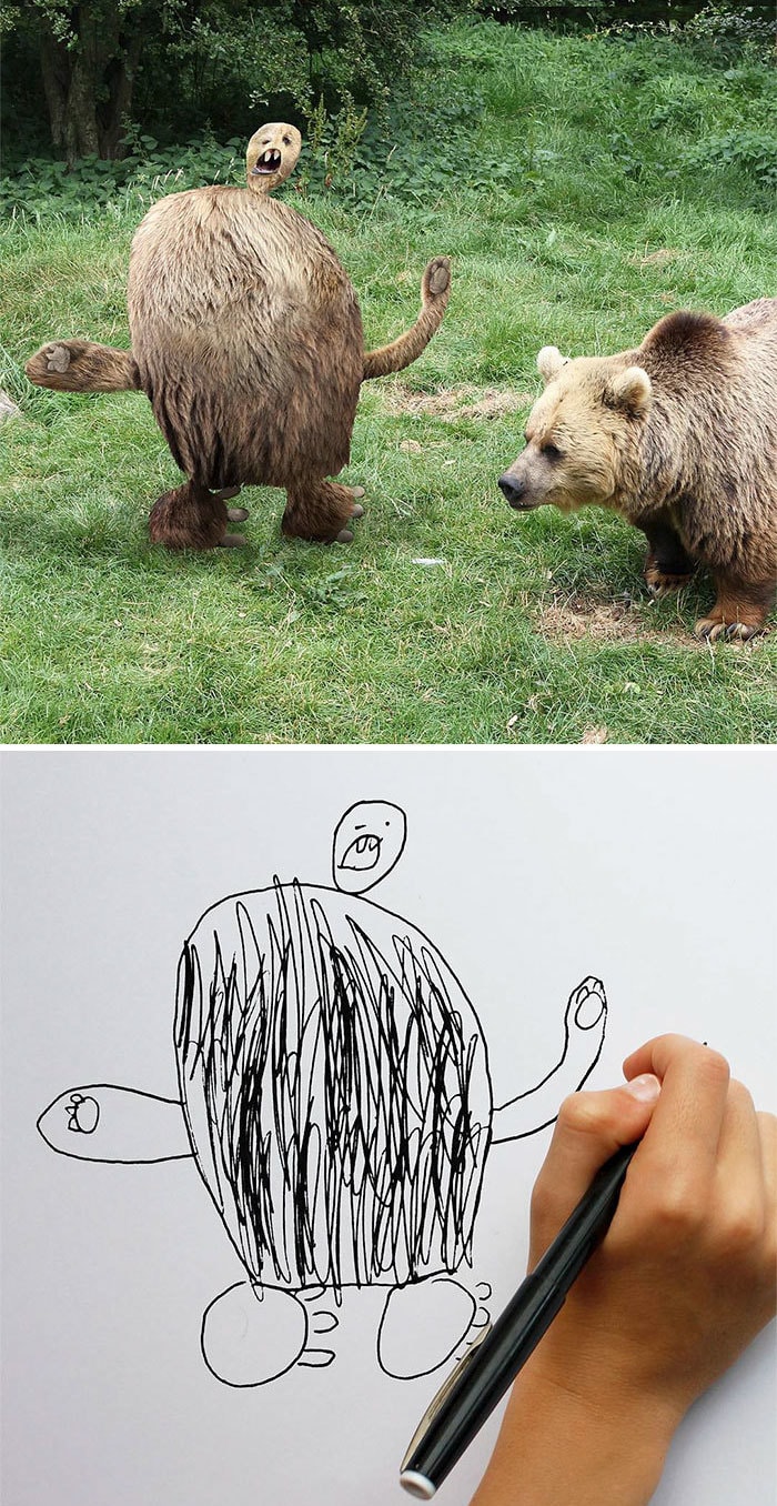Детские рисунки не только забавны, но и страшны!