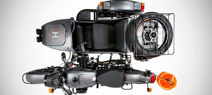 Ural Air — легендарный мотоцикл, укомплектованный дроном