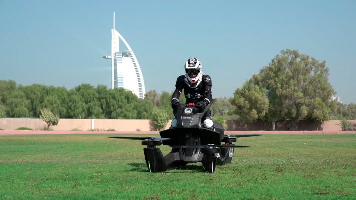 Полиция Дубая закупит российские летающие мотоциклы