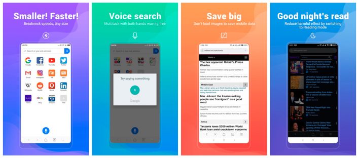 Xiaomi Mint Browser: небольшой и быстрый