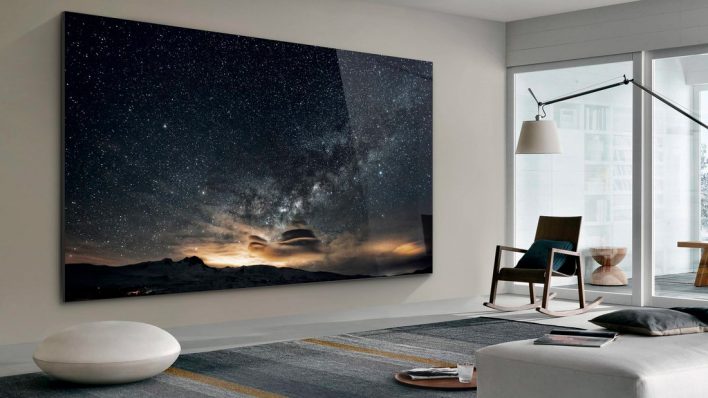 Samsung анонсировала 219-дюймовый телевизор под названием The Wall