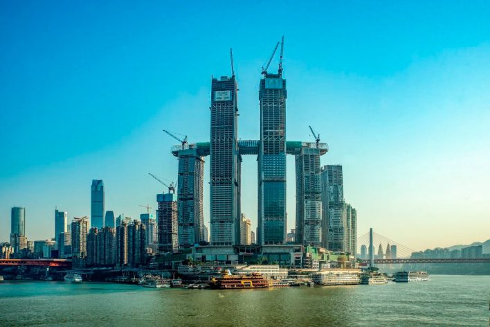 В Китае строят уникальный горизонтальный небоскреб