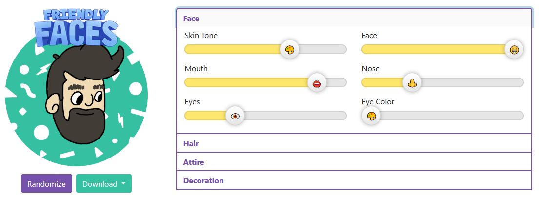 Ultimate friends face. 1e friendly faces.