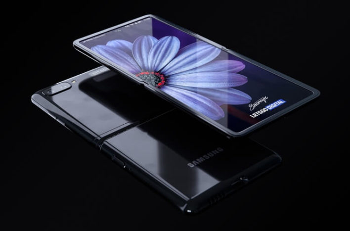 Как выглядит новый гибкий смартфон Samsung?