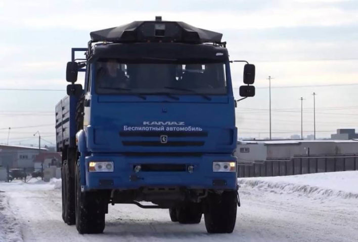 КАМАЗ создал решение, делающее любой грузовик беспилотным