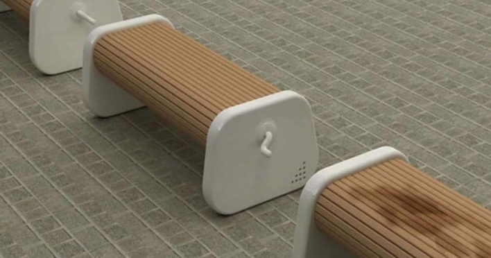В Корее придумали скамейку, которая всегда остается сухой