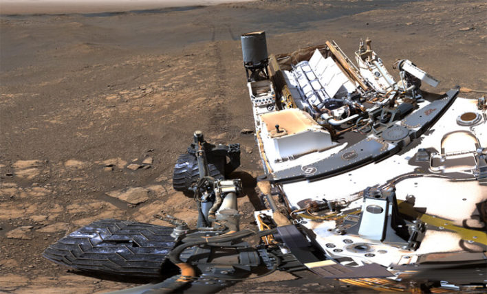 NASA показало панорамное фото Марса с фантастическим разрешением