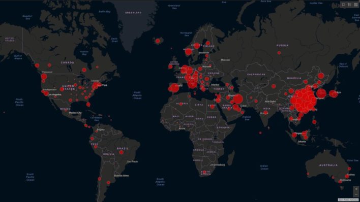 Сайты с картами распространения коронавируса могут быть «заразными»