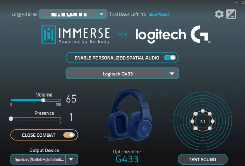 Logitech повышает качество и индивидуализирует звук в играх