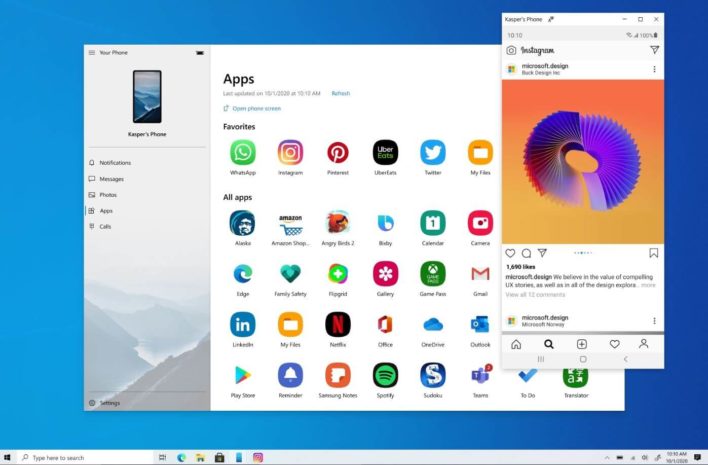 Windows 10 получит возможность запуска приложений с Android-устройств
