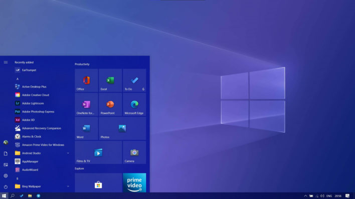 Как включить новое меню «Пуск» в Windows 10?