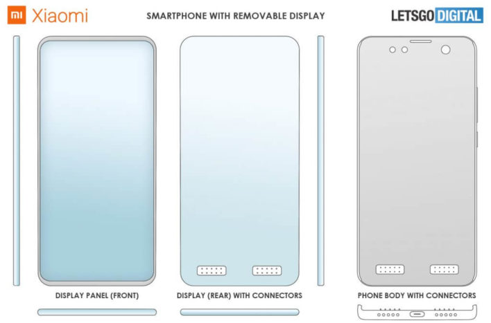 Xiaomi получила патент на сменный экран в смартфонах