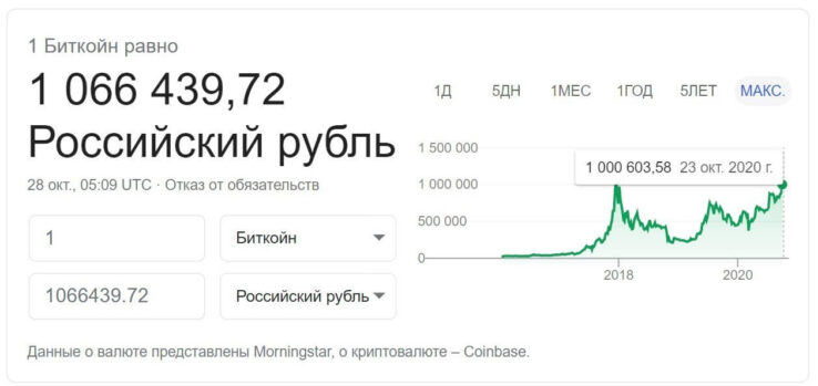 За биткоин дают миллион рублей!