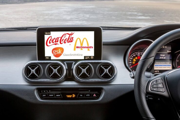 Запатентован способ доставки рекламы в автомобиль!