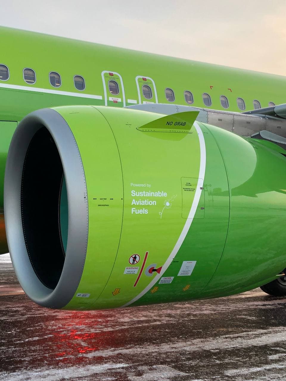 Борт S7 Airlines выполнил первый «зеленый» рейс / iTCrumbs.ru